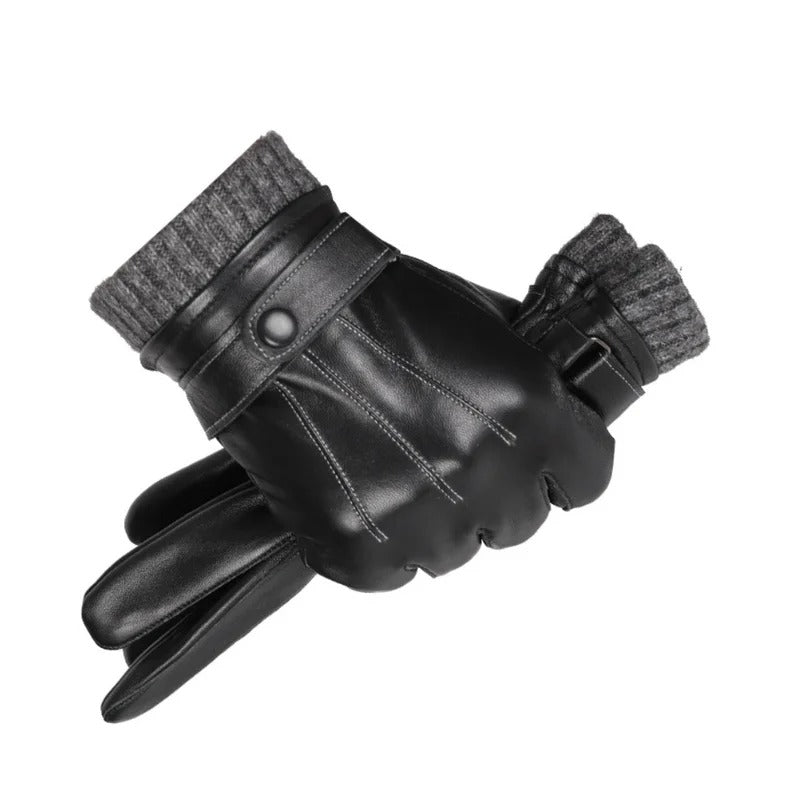 Winterlane Thermal Leather Touchscreen Gloves