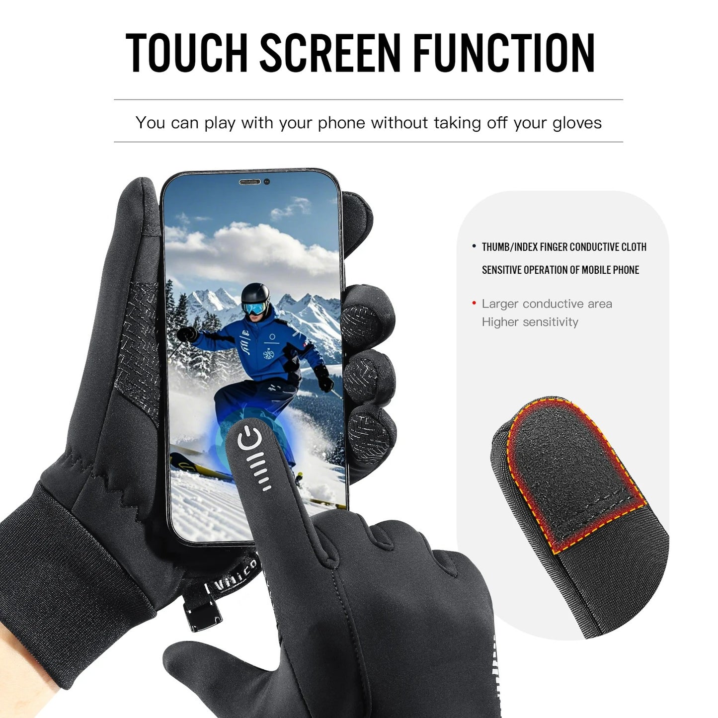 Winterlane Thermal Touchscreen Gloves