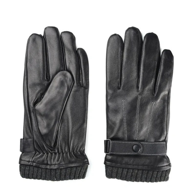 Winterlane Thermal Leather Touchscreen Gloves