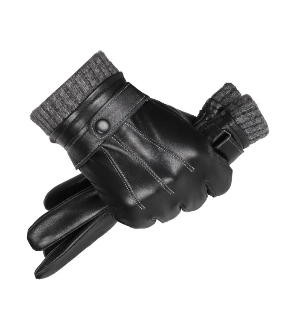 Winterlane Thermal Leather Touchscreen Gloves